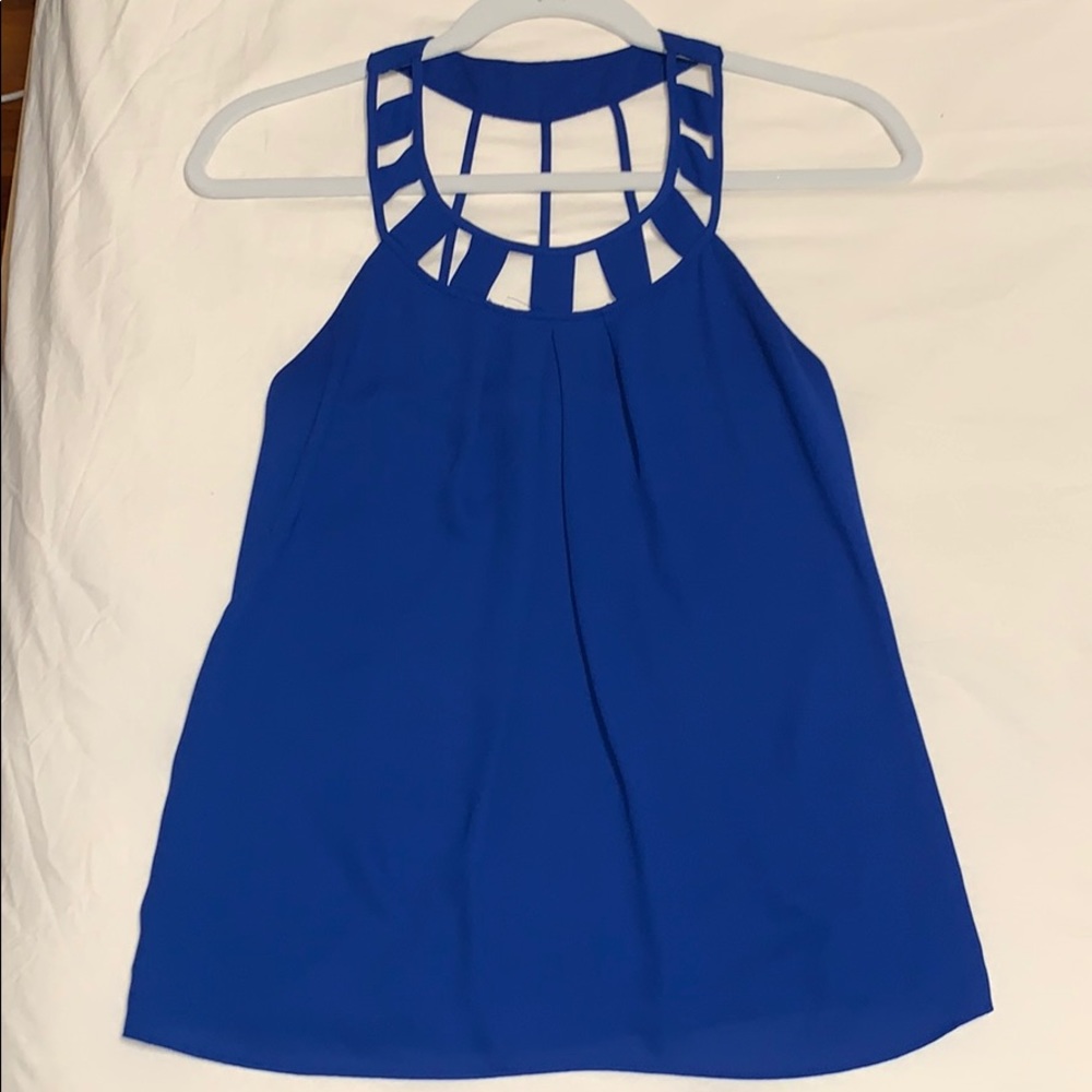 Express Blue tank top